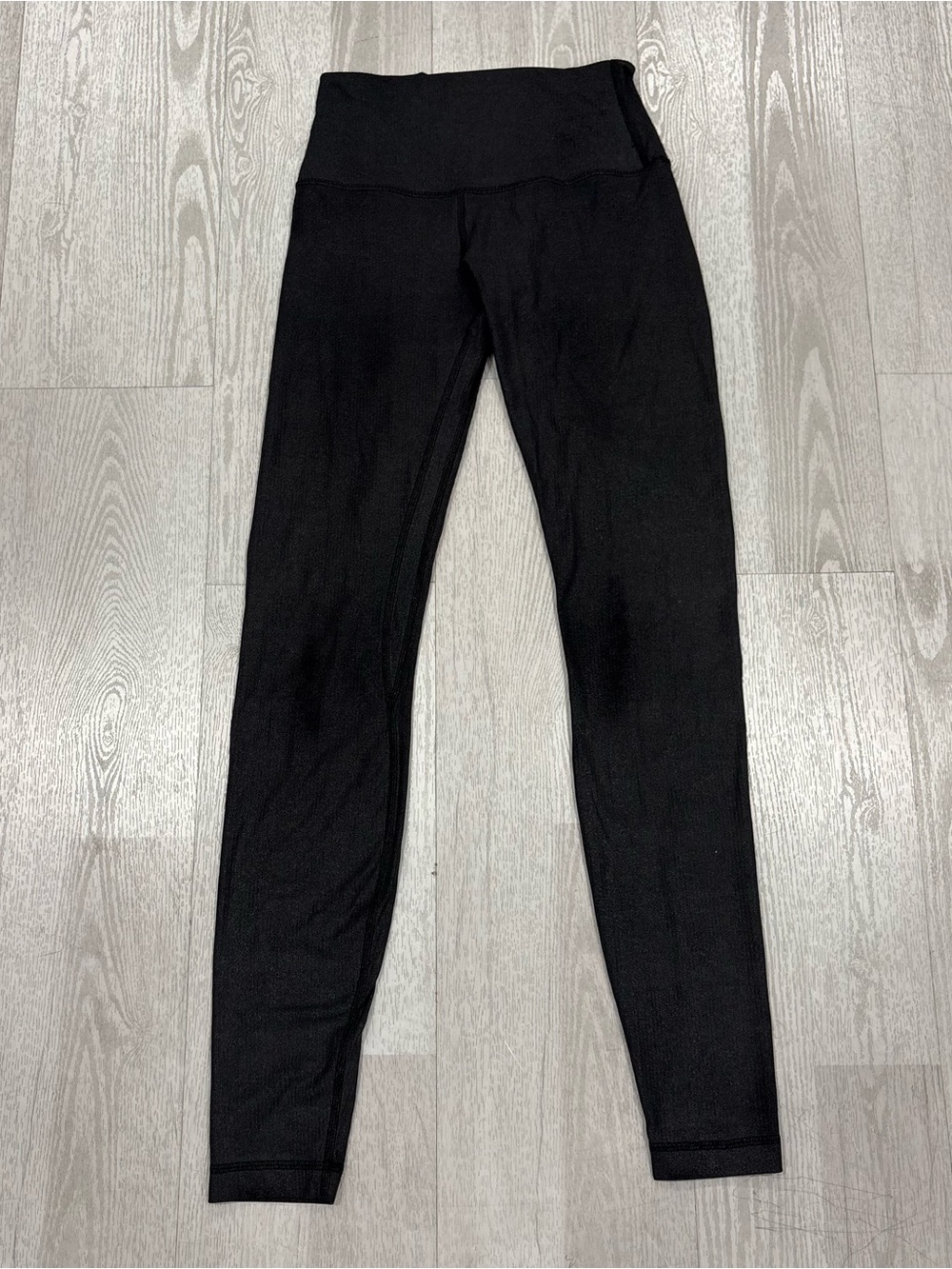 Lululemon Black High-Rise Foil Leggings Size 4